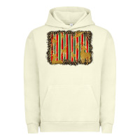 Pigment Pistachio christmas reindeers leopard background Urban Hoodie - BarkalooDesign