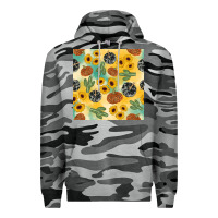 Leopard Pumpkin Cactus Sunflower Seamless Premium Hoodie | Teevron