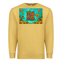 Antique Gold sunflowers mama skinny metal can holder Premium Sweatshirt - HRA Design Shop
