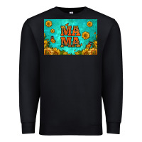 Black sunflowers mama skinny metal can holder Premium Sweatshirt - HRA Design Shop