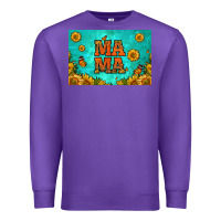 Purple sunflowers mama skinny metal can holder Premium Sweatshirt - HRA Design Shop