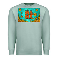 Seafoam sunflowers mama skinny metal can holder Premium Sweatshirt - HRA Design Shop