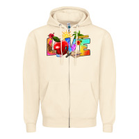 Sandshell love teacher summer Zipper Hoodie - RanaPortraitStore