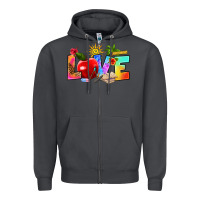 Smoke love teacher summer Zipper Hoodie - RanaPortraitStore
