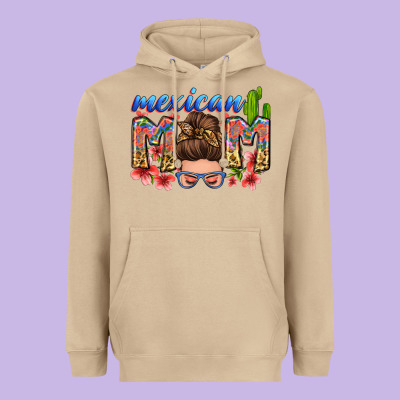 Mexican Mom Heavyweight Hoodie Designed By Zillion Design Studio