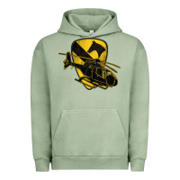 Pigment Oil Green 1st cavalry division chopper helicopter air cav Urban Hoodie - Jasminsmagicworld