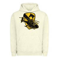 Pigment Pistachio 1st cavalry division chopper helicopter air cav Urban Hoodie - Jasminsmagicworld