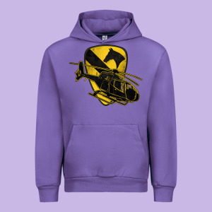 1st Cavalry Division Chopper Helicopter Air Cav Urban Hoodie Designed By Jasminsmagicworld