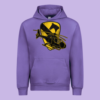1st Cavalry Division Chopper Helicopter Air Cav Urban Hoodie Designed By Jasminsmagicworld