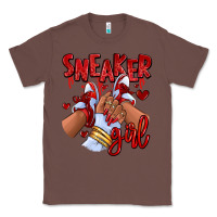 Chestnut red sneaker girl afro woman Classic Tee - RanaPortraitStore
