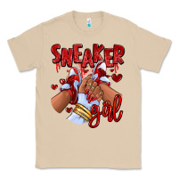 Mushroom red sneaker girl afro woman Classic Tee - RanaPortraitStore