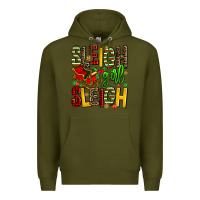 Army Green sleigh girl sleigh Premium Hoodie - AdoDesignShop