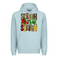 Blue Mist sleigh girl sleigh Premium Hoodie - AdoDesignShop