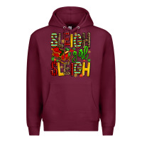 Burgundy sleigh girl sleigh Premium Hoodie - AdoDesignShop
