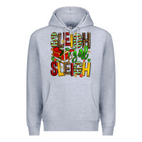 Heather Grey sleigh girl sleigh Premium Hoodie - AdoDesignShop