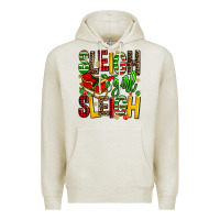 Oatmeal Heather sleigh girl sleigh Premium Hoodie - AdoDesignShop