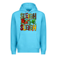 Ocean Blue sleigh girl sleigh Premium Hoodie - AdoDesignShop