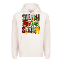Pale Pink sleigh girl sleigh Premium Hoodie - AdoDesignShop