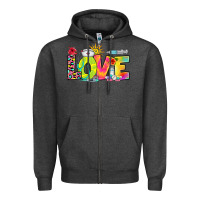 Charcoal Heather love nurse summer Zipper Hoodie - RanaPortraitStore