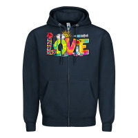 Navy love nurse summer Zipper Hoodie - RanaPortraitStore
