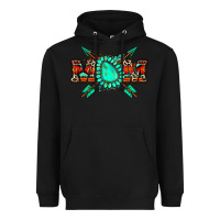 Black aztec mom Heavyweight Hoodie - Zillion Design Studio