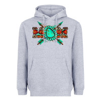 Heather Grey aztec mom Heavyweight Hoodie - Zillion Design Studio