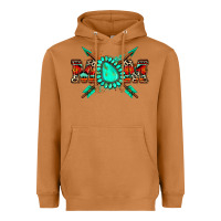 Meerkat aztec mom Heavyweight Hoodie - Zillion Design Studio