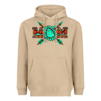 Mushroom aztec mom Heavyweight Hoodie - Zillion Design Studio