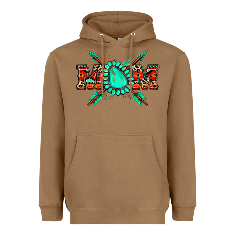 Aztec Mom Heavyweight Hoodie by Zillion Design Studio | Teevron