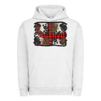 Pigment Lunar Rock Christmas red plaid background Urban Hoodie - BarkalooDesign