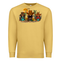 Antique Gold western gnomies Premium Sweatshirt - FaDigitalArtStudio