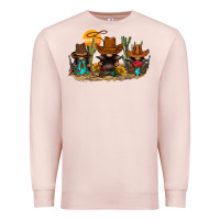 Pale Pink western gnomies Premium Sweatshirt - FaDigitalArtStudio