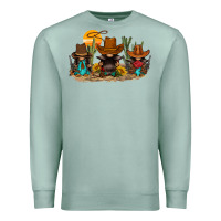 Seafoam western gnomies Premium Sweatshirt - FaDigitalArtStudio