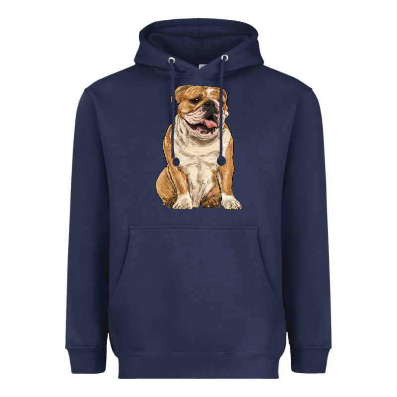 English Bulldog Heavyweight Hoodie by RanaPortraitStore | Teevron