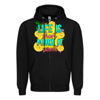 Black life is  make it sweet Zipper Hoodie - RanaPortraitStore