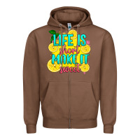 Chestnut life is  make it sweet Zipper Hoodie - RanaPortraitStore