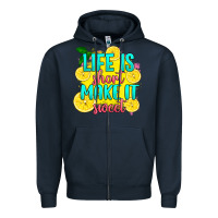 Navy life is  make it sweet Zipper Hoodie - RanaPortraitStore