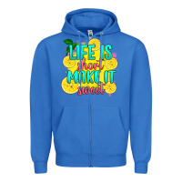 True Royal life is  make it sweet Zipper Hoodie - RanaPortraitStore