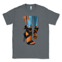 Charcoal Heather black heels black fashion girl Classic Tee - RanaPortraitStore