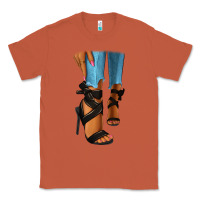 Copper black heels black fashion girl Classic Tee - RanaPortraitStore