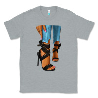 Heather Grey black heels black fashion girl Classic Tee - RanaPortraitStore