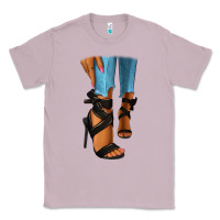 Lilac black heels black fashion girl Classic Tee - RanaPortraitStore