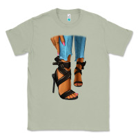 Matcha black heels black fashion girl Classic Tee - RanaPortraitStore