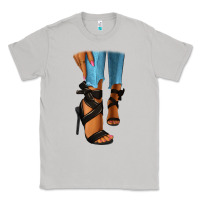 Moon Dust black heels black fashion girl Classic Tee - RanaPortraitStore