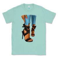 Seafoam black heels black fashion girl Classic Tee - RanaPortraitStore