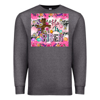Charcoal Heather He is risen 20oz tumbler Premium Sweatshirt - Neo Western