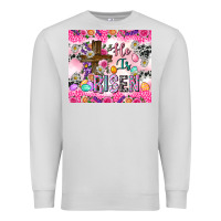 Dove Grey He is risen 20oz tumbler Premium Sweatshirt - Neo Western