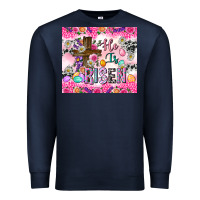 Navy He is risen 20oz tumbler Premium Sweatshirt - Neo Western
