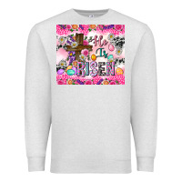Oatmeal Heather He is risen 20oz tumbler Premium Sweatshirt - Neo Western