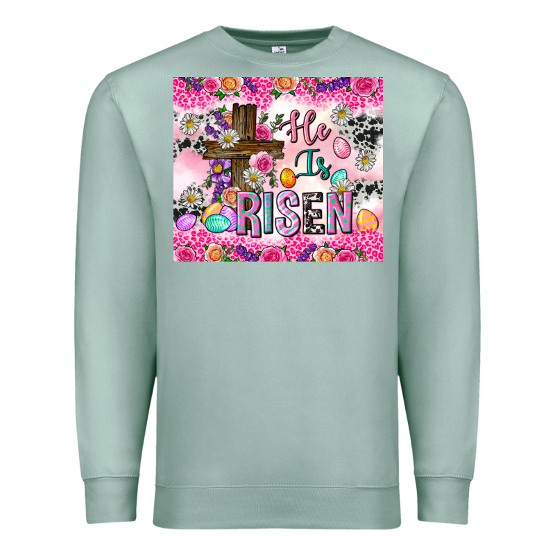 He Is Risen 20oz Tumbler Premium Sweatshirt by Neo Western | Teevron